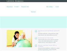Tablet Screenshot of fyziolucie.cz